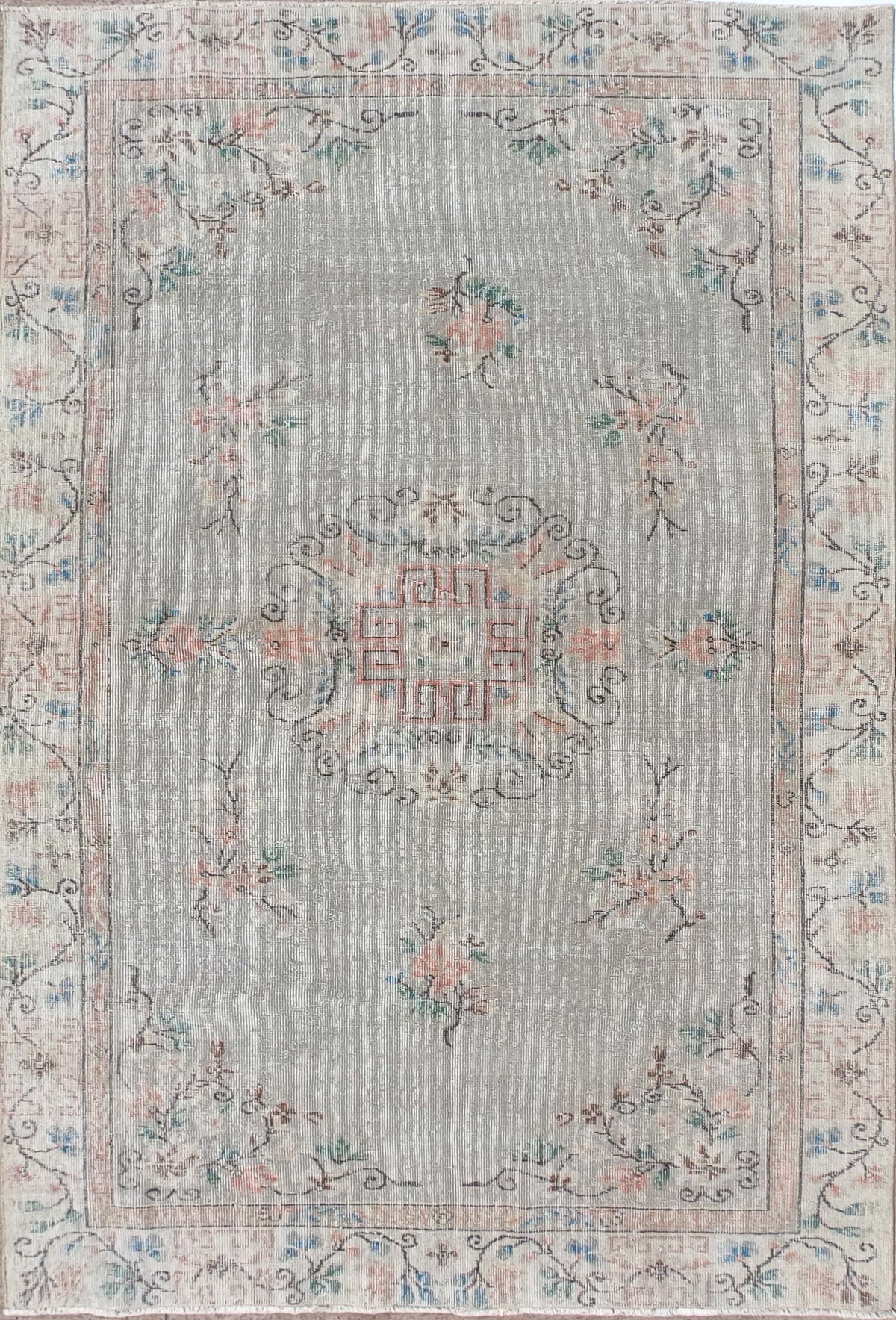 Alfombra persa vintage de lana hecha a mano, estilo envejecido - Consorcio Persa