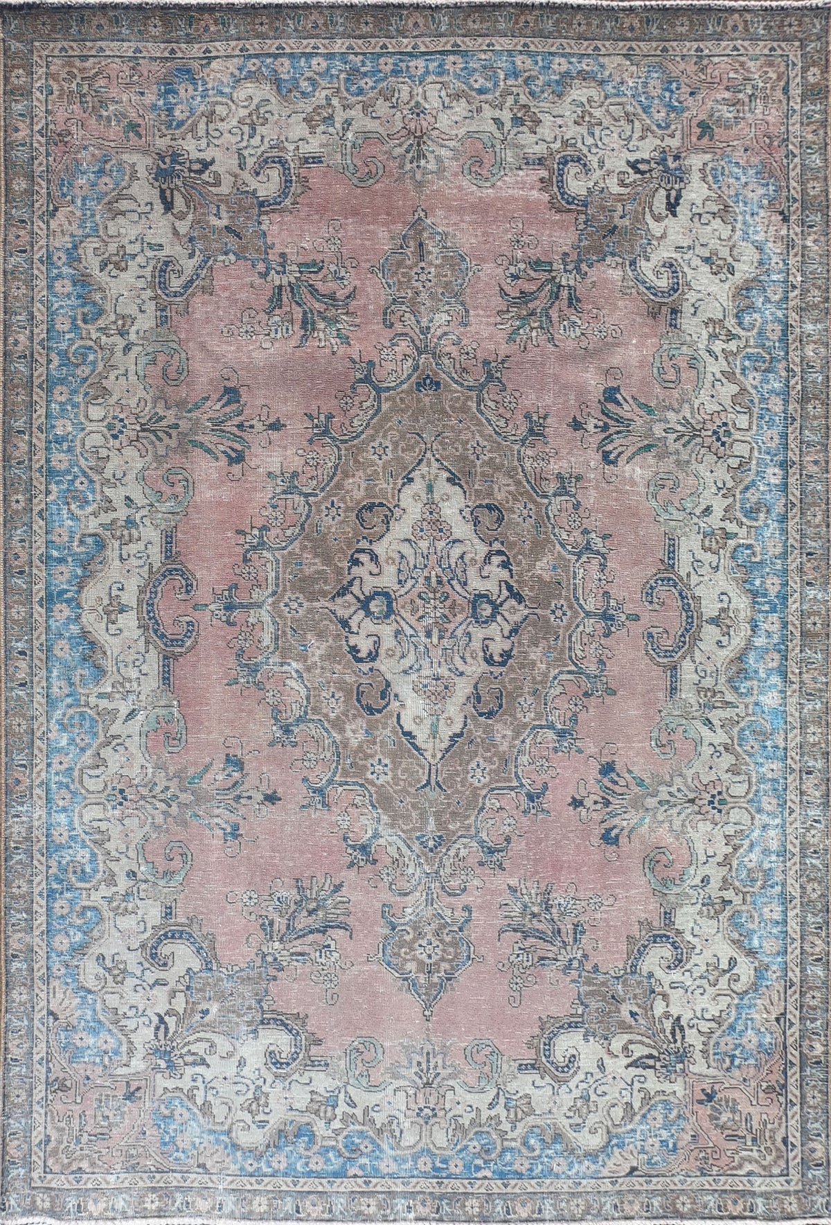 Alfombra persa vintage de lana turca, hecha a mano - Consorcio Persa