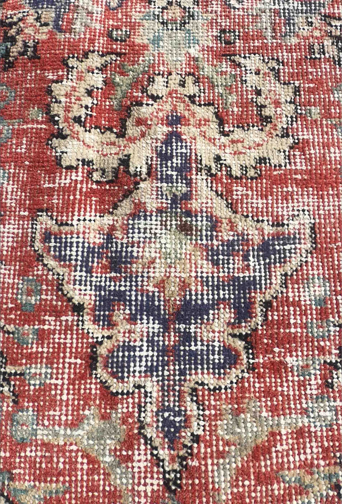 Alfombra decorativa turca de lana, estilo vintage para living