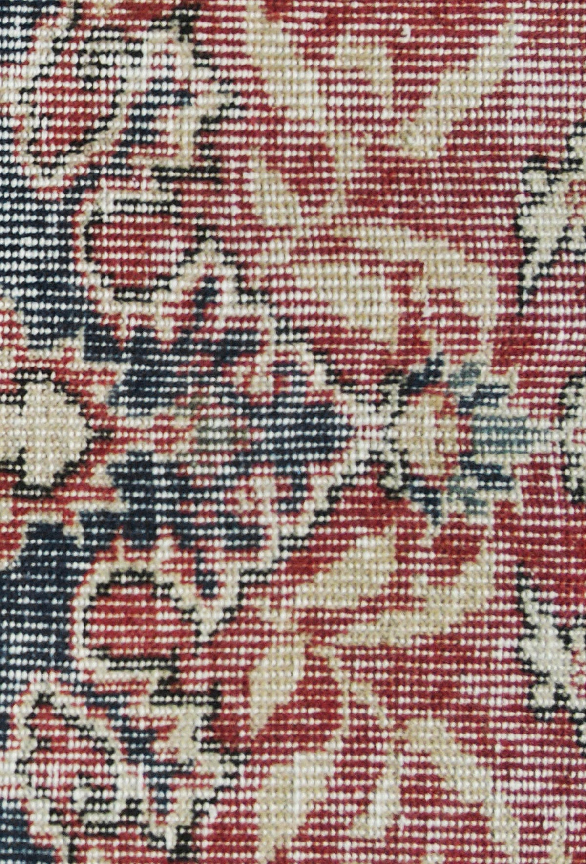 Alfombra decorativa de lana con estilo envejecido, ideal para living