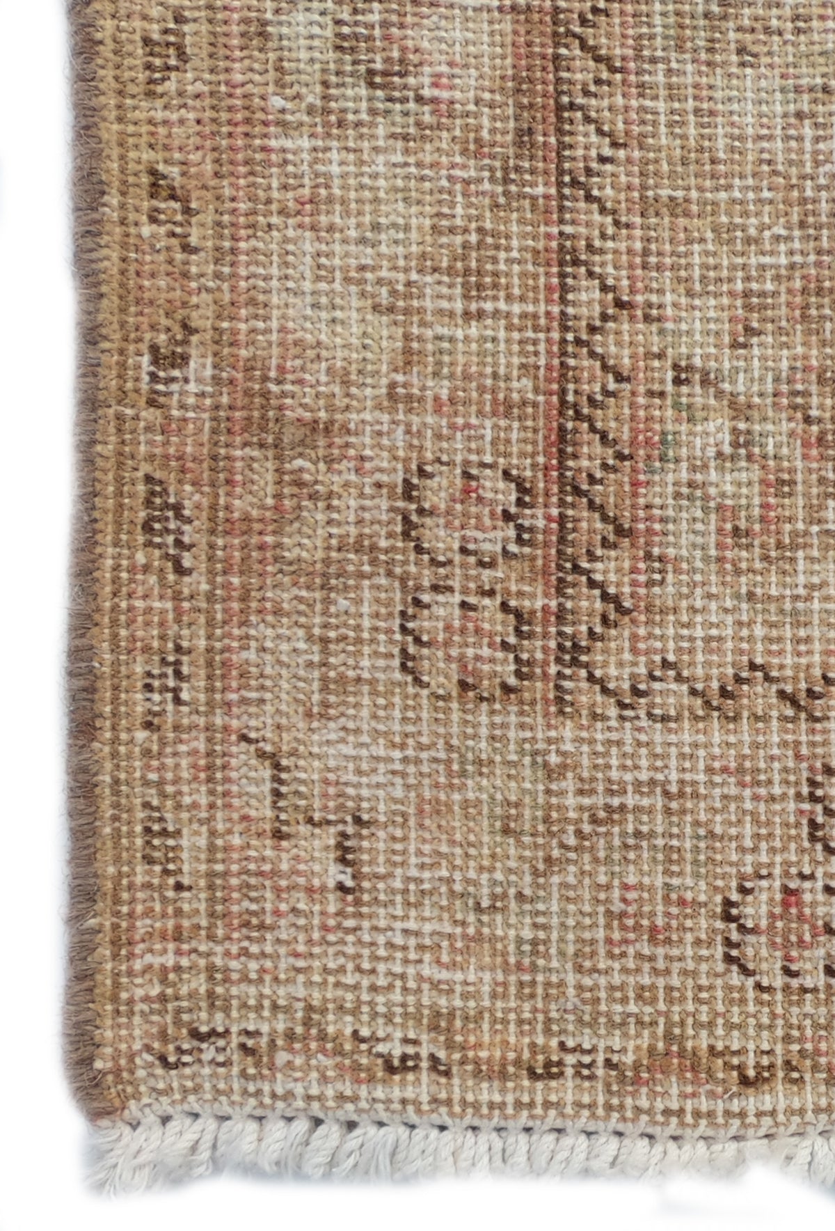 Textura detallada de lana en alfombra persa vintage, proceso de teñido artesanal