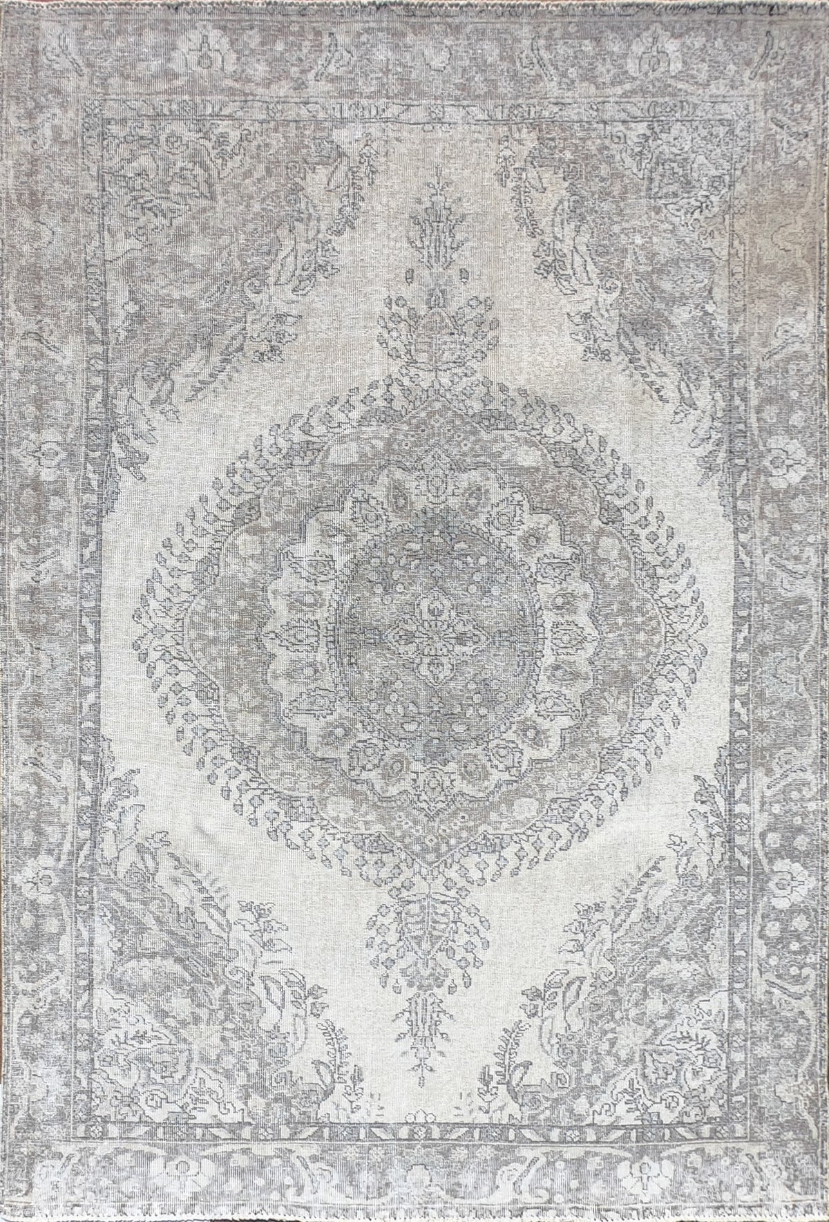 Alfombra persa vintage de lana, turca, hecha a mano - Consorcio Persa