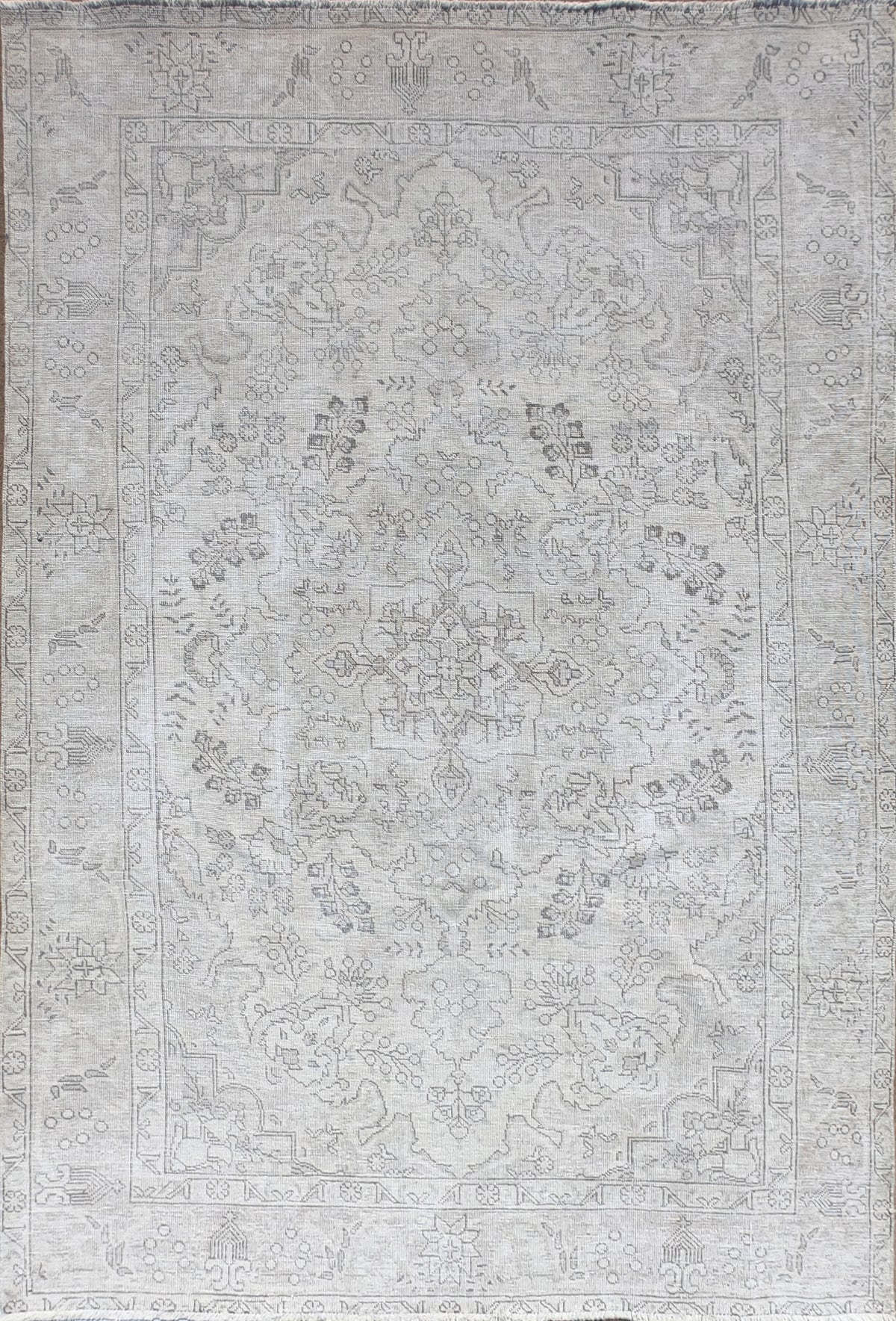 Alfombra persa vintage de lana, estilo envejecido y teñido - Consorcio Persa