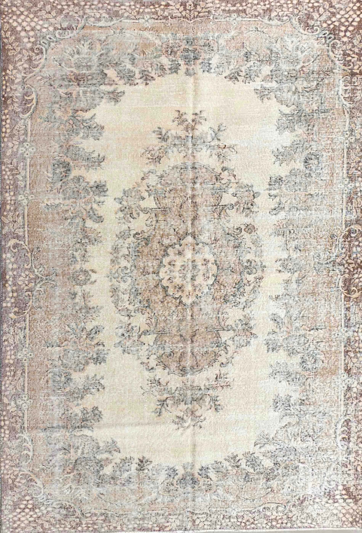Alfombra persa vintage de lana, estilo envejecido y teñido - Consorcio Persa