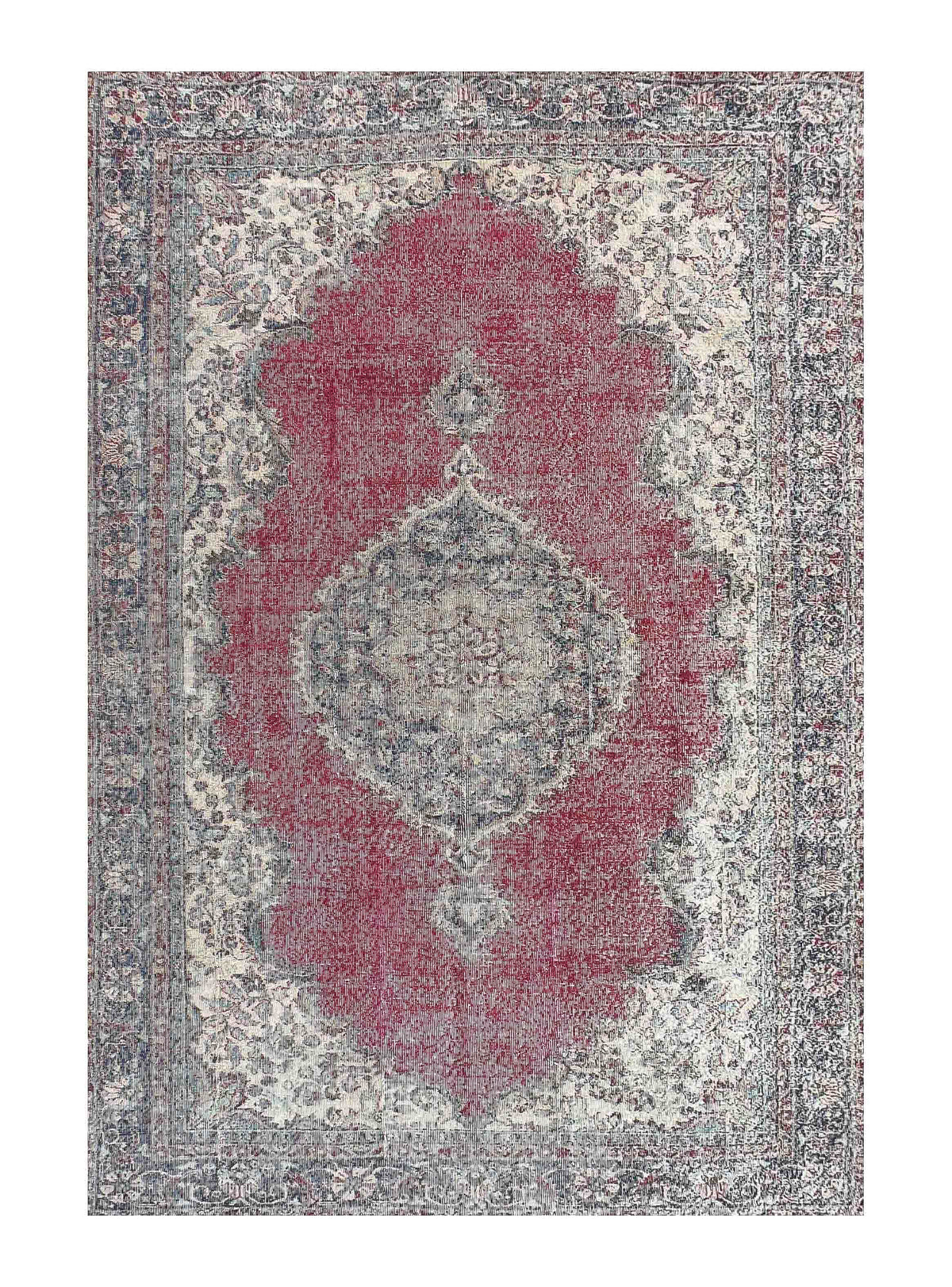 Alfombra persa vintage de lana hecha a mano, estilo envejecido - Consorcio Persa