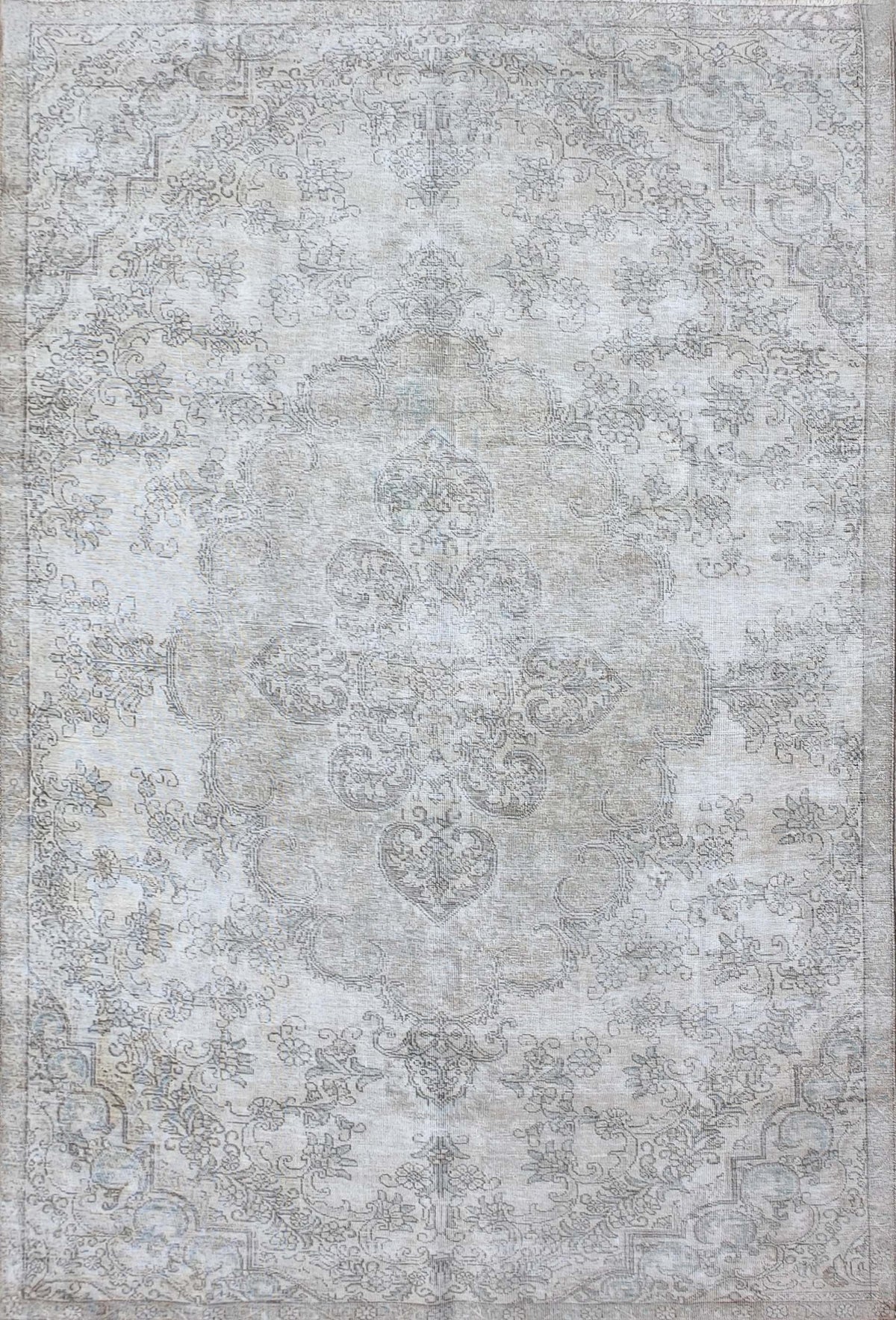Alfombra persa vintage de lana, hecha a mano, estilo envejecido - Consorcio Persa