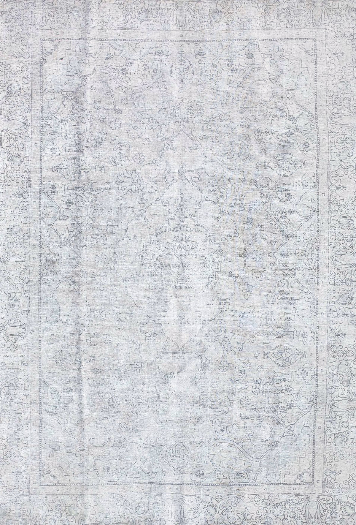 Alfombra persa vintage de lana, estilo clásico y colorido