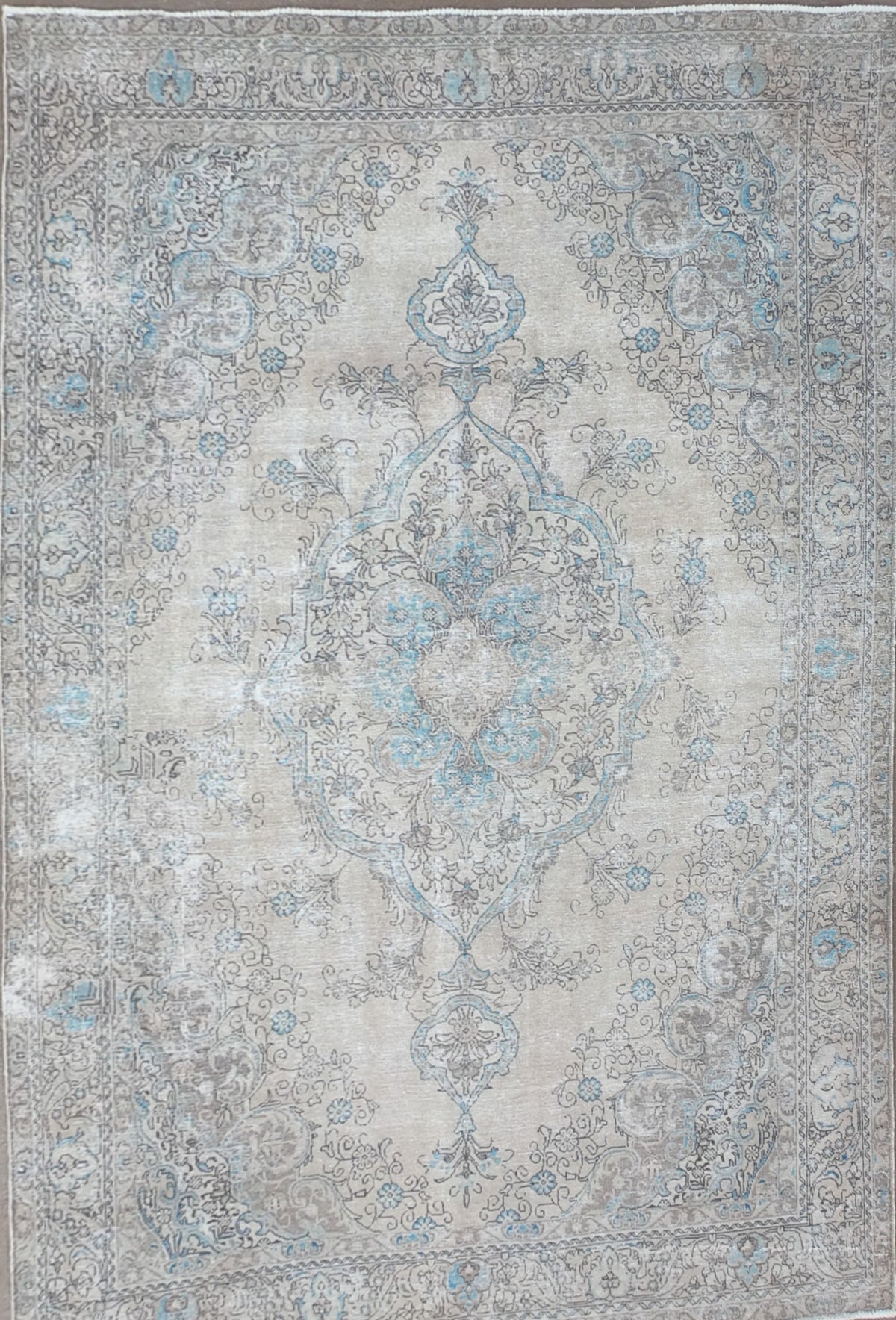 Alfombra persa vintage de lana turca, hecha a mano - Consorcio Persa