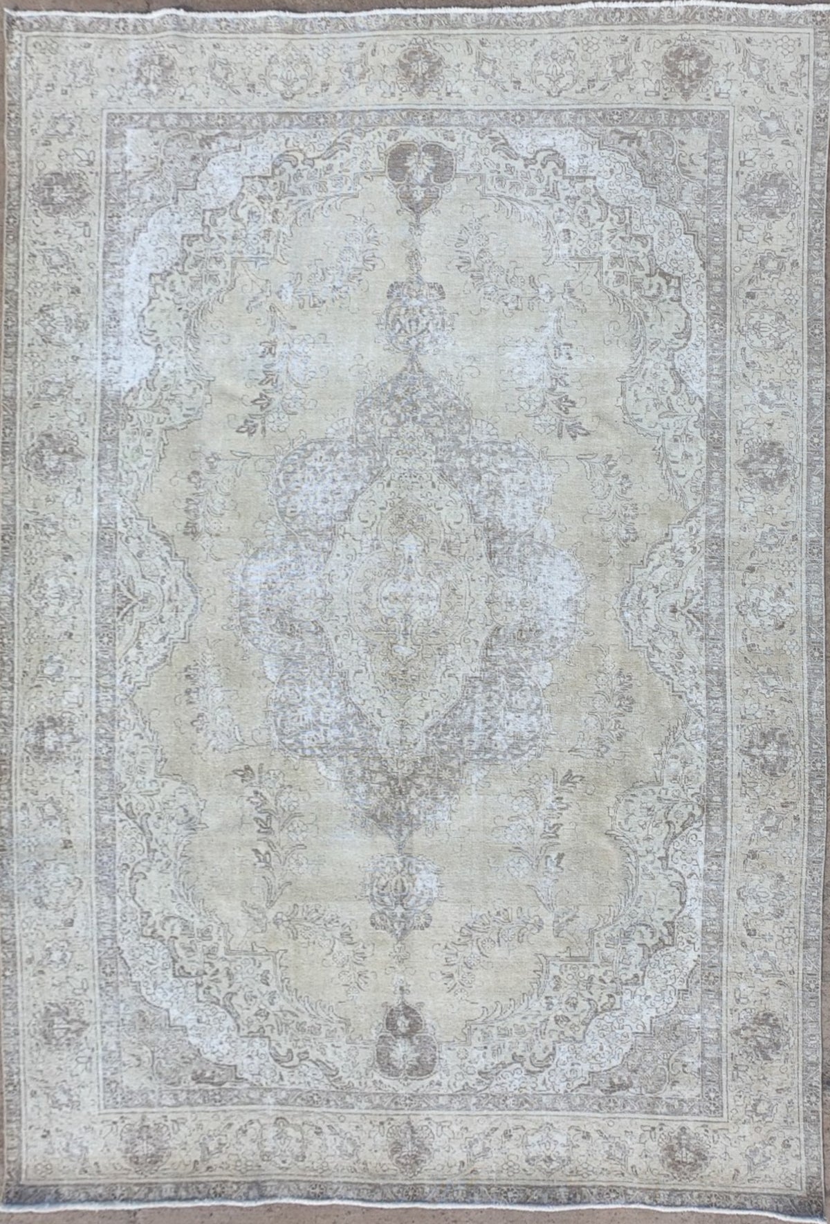 Alfombra persa vintage de lana, estilo envejecido y teñido - Consorcio Persa