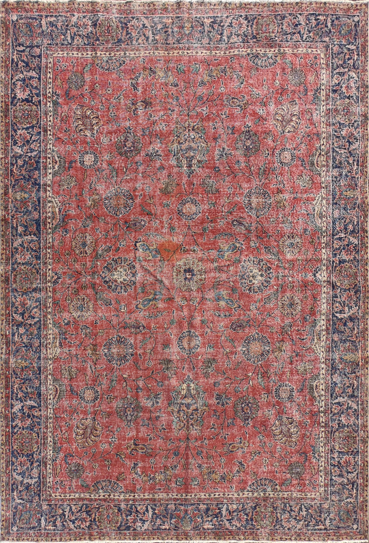 Alfombra persa vintage de lana, turca, hecha a mano - Consorcio Persa