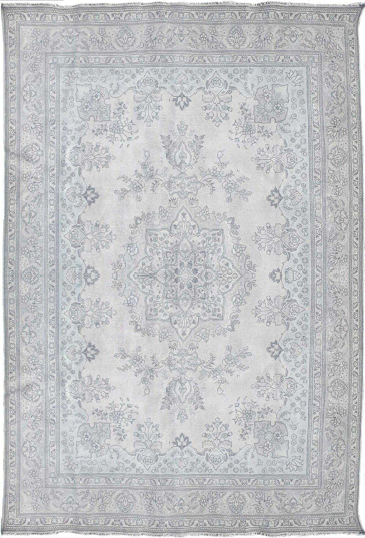Alfombra persa vintage de lana con diseño clásico