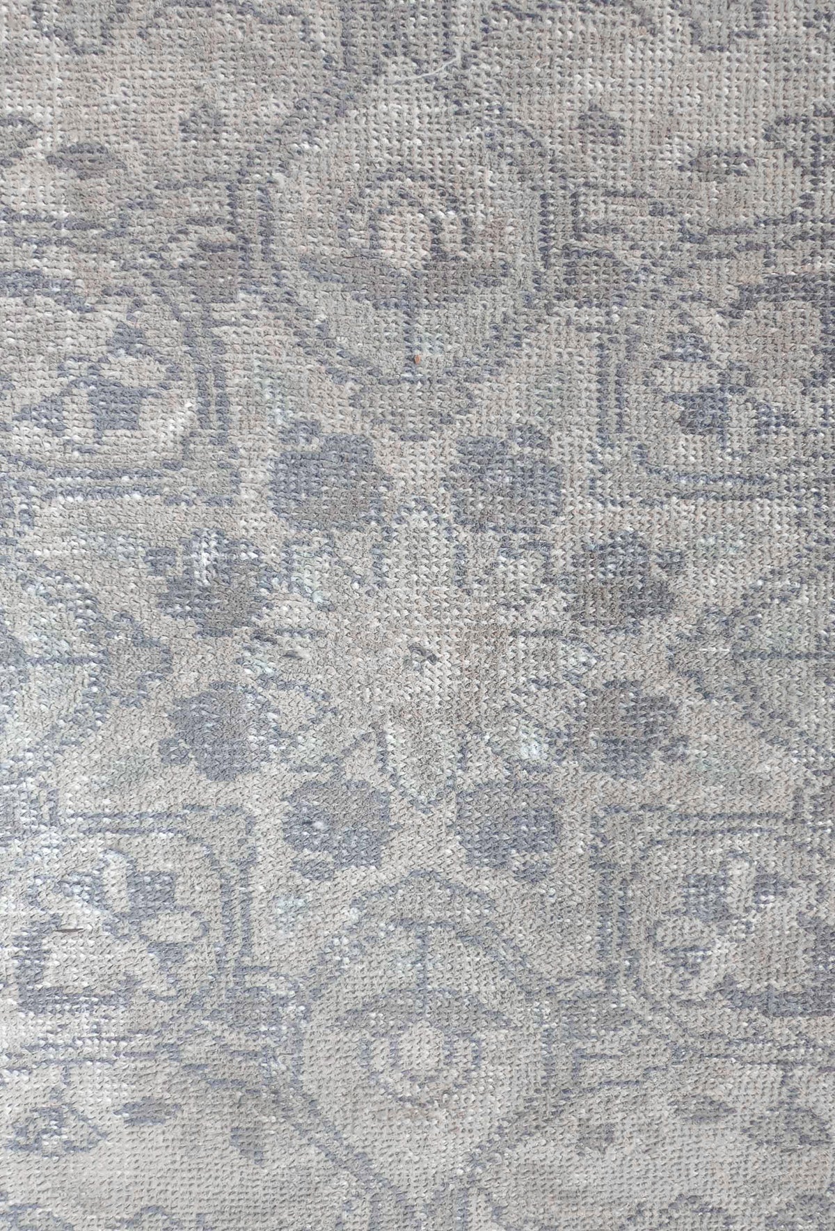 Alfombra persa vintage de lana color neutro
