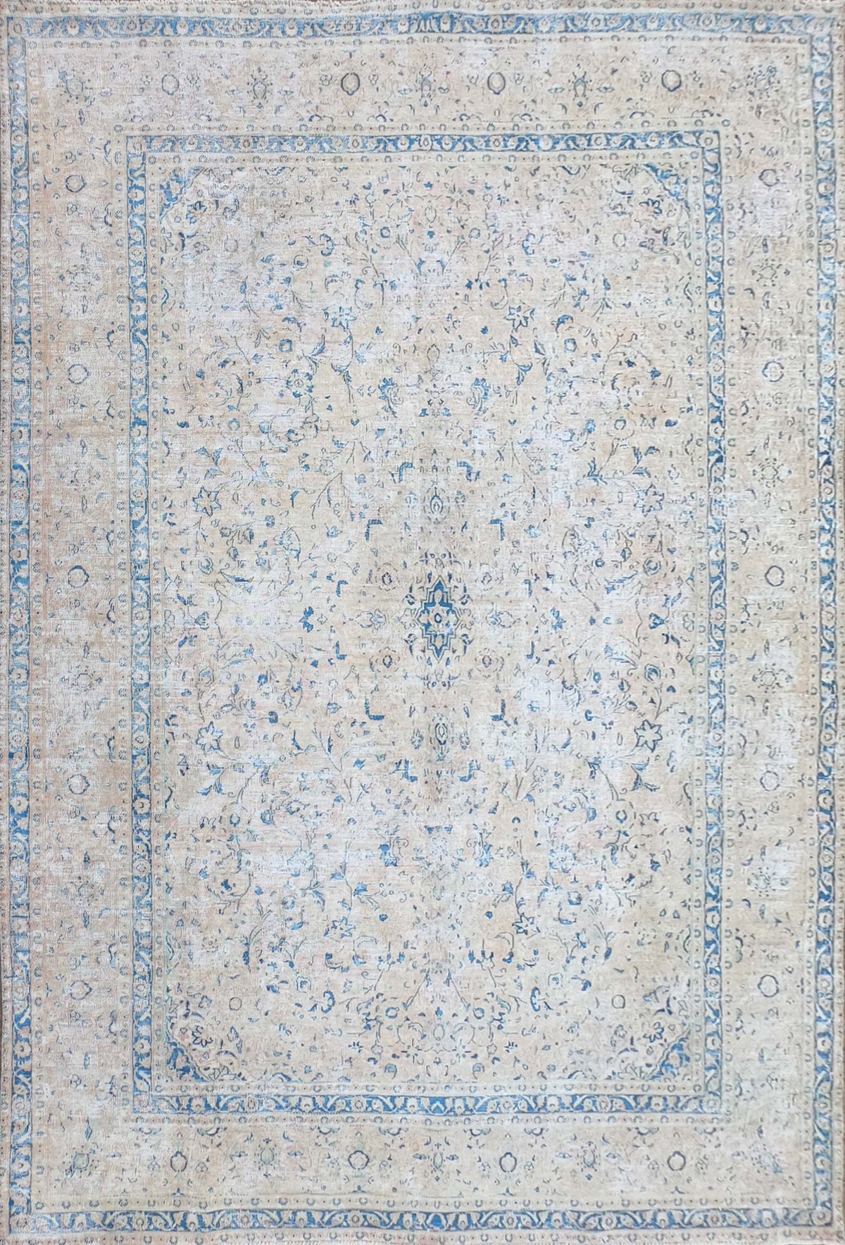 Alfombra persa vintage de lana, estilo envejecido - Consorcio Persa