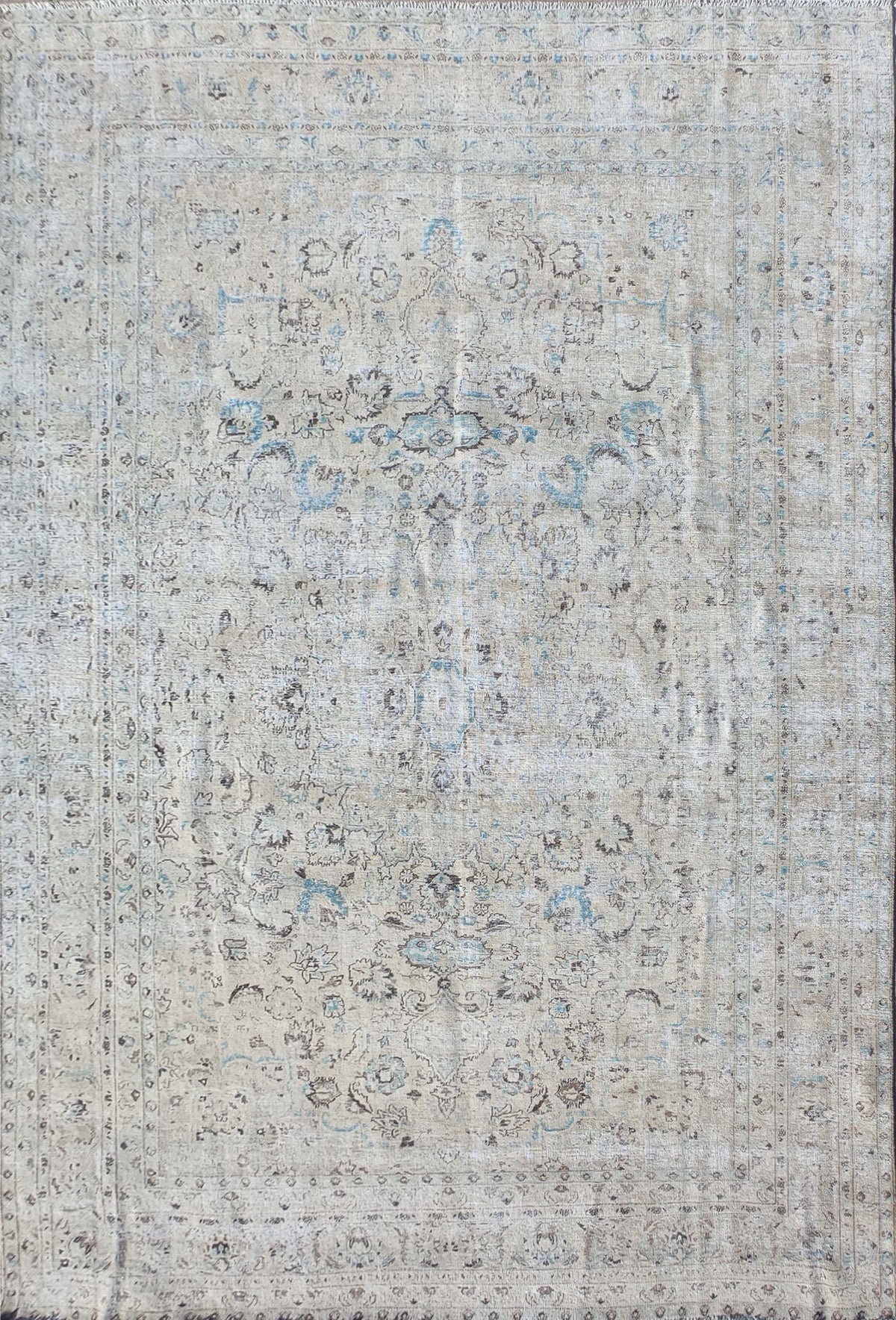 Alfombra persa vintage de lana, estilo envejecido y teñido - Consorcio Persa