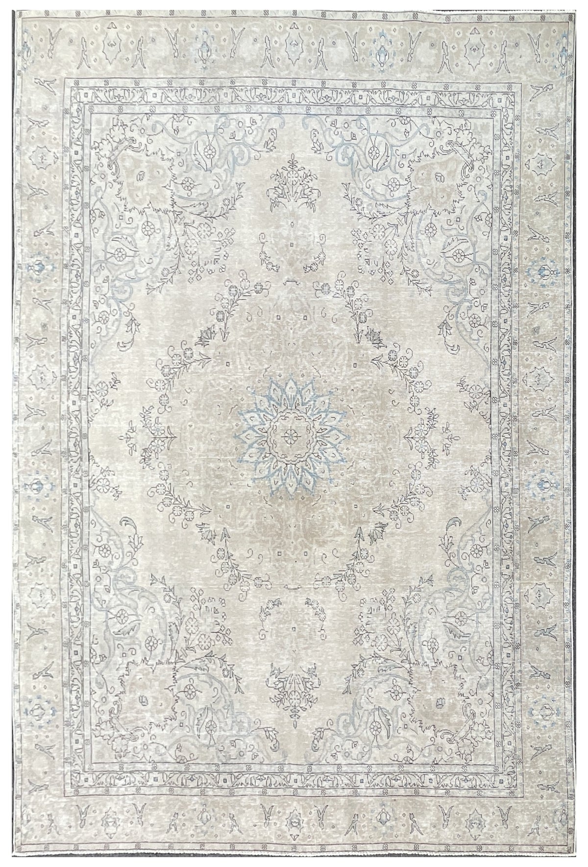 Alfombra Lana, Persa Vintage 3.70 x 2.80 mts. 0019