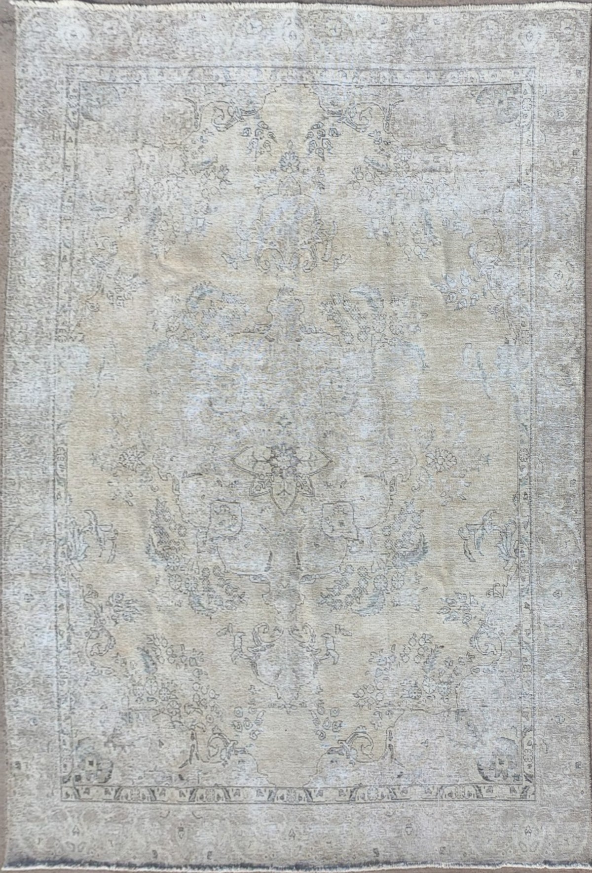 Alfombra lana, Persa Vintage 3.70 x 2.80 mts. 028