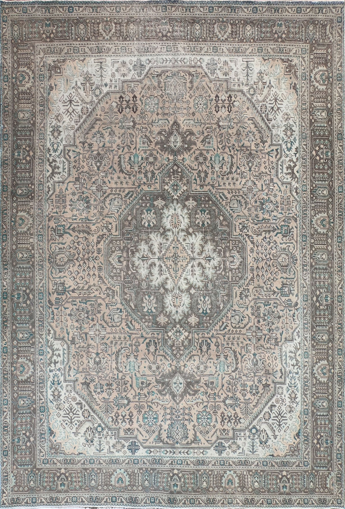 Alfombra Lana, Persa Vintage 3.70 x 2.90 mts. 0031