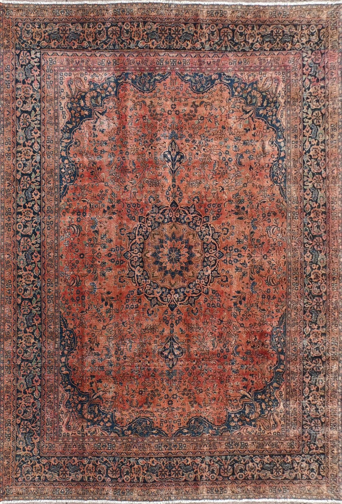 Alfombra lana, Persa Vintage 3.70 x 2.90 mts. 039