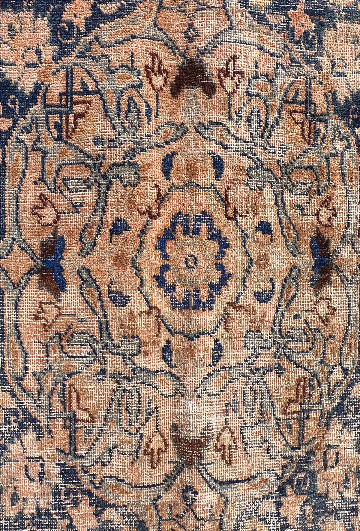 Alfombra Turca Vintage grande de lana para sala de estar
