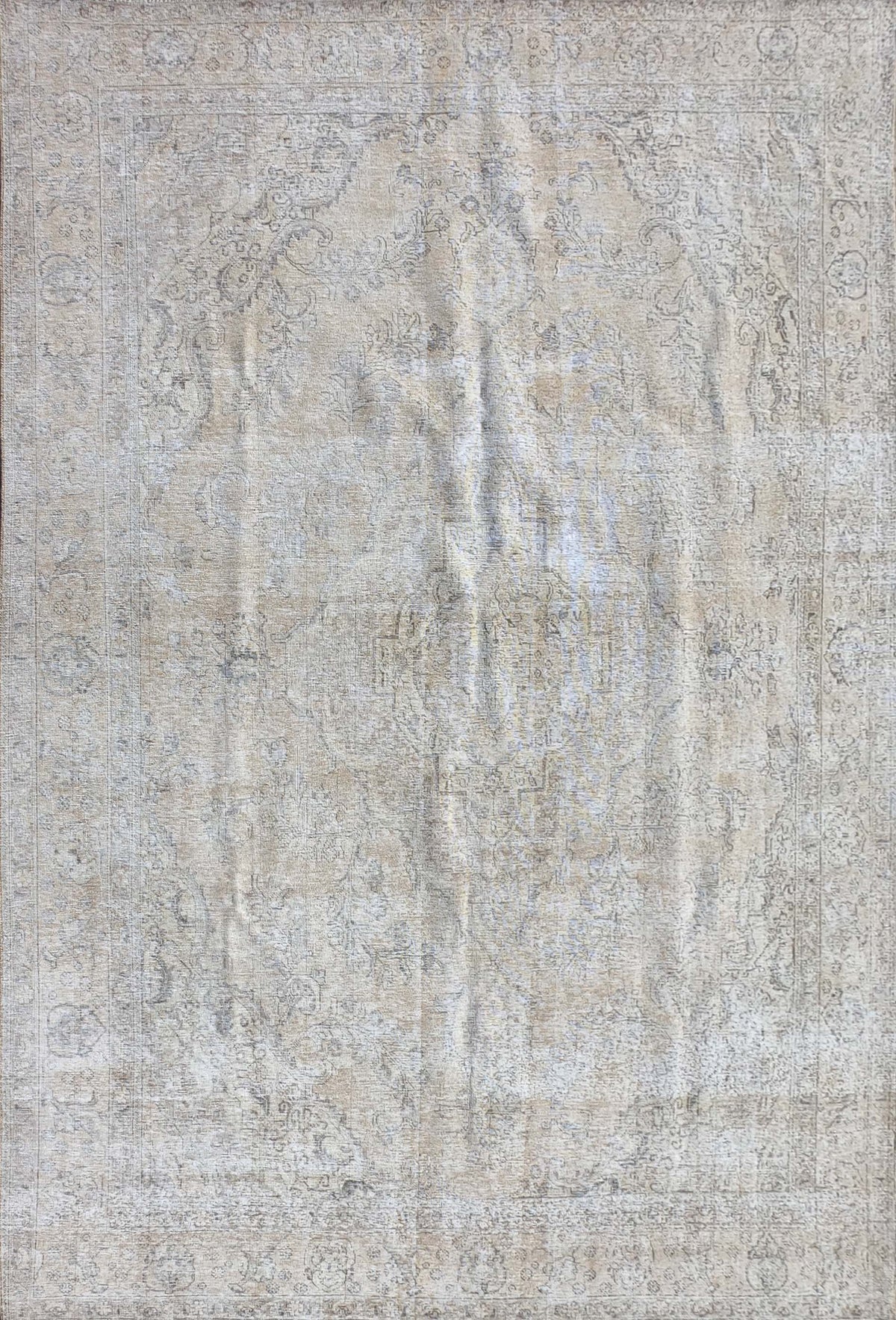 Alfombra persa vintage de lana, estilo envejecido, ideal para living - Consorcio Persa