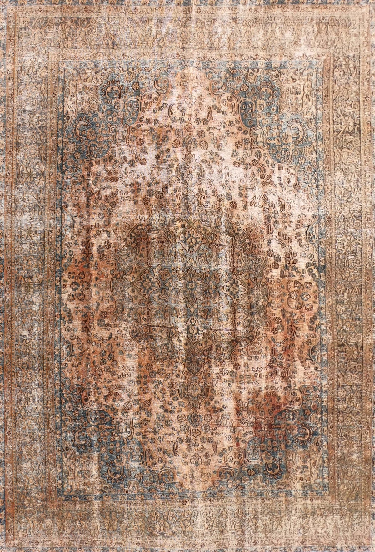 Alfombra lana, Persa Vintage 3.80 x 2.90 mts. 065