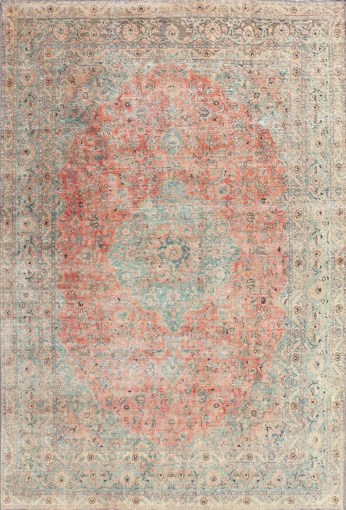 Alfombra lana, Persa Vintage 3.80 x 2.90 mts. 071