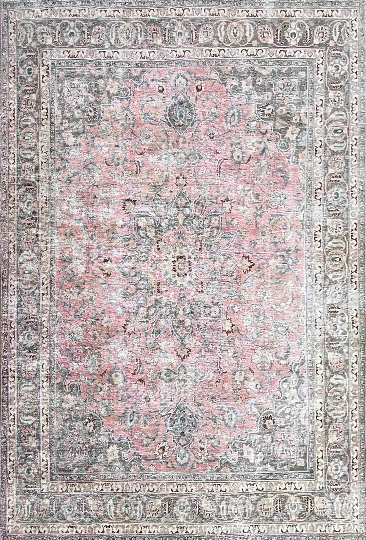 Alfombra lana, Persa Vintage 3.80 x 2.90 mts. 0073