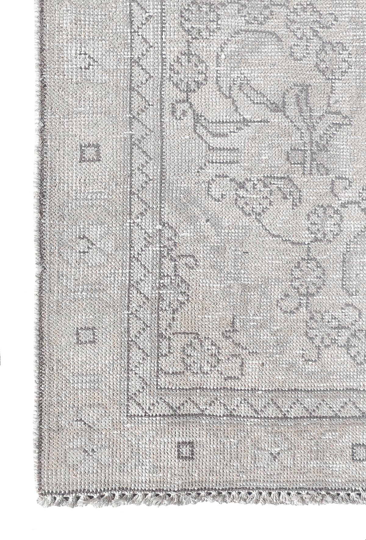 Alfombra persa antigua de lana teñida, estilo vintage