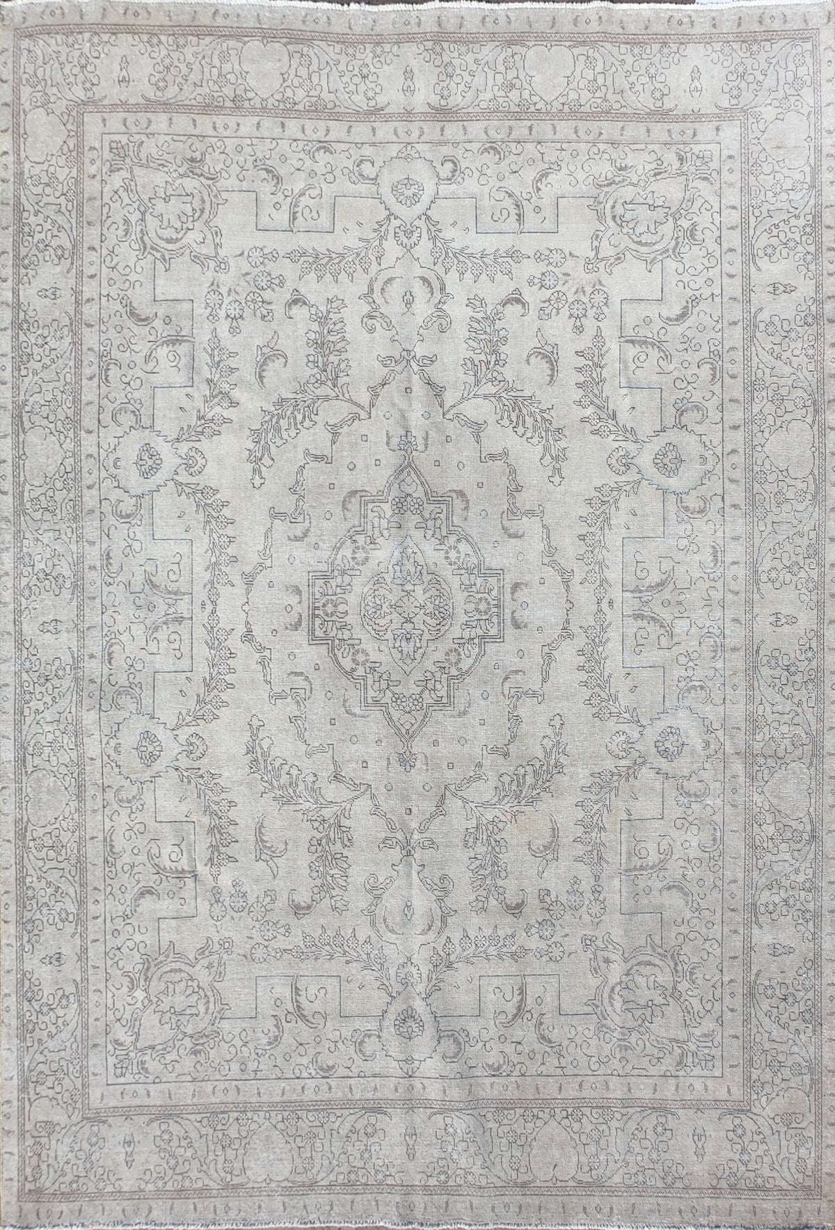 Alfombra persa vintage de lana, hecha a mano, estilo envejecido - Consorcio Persa