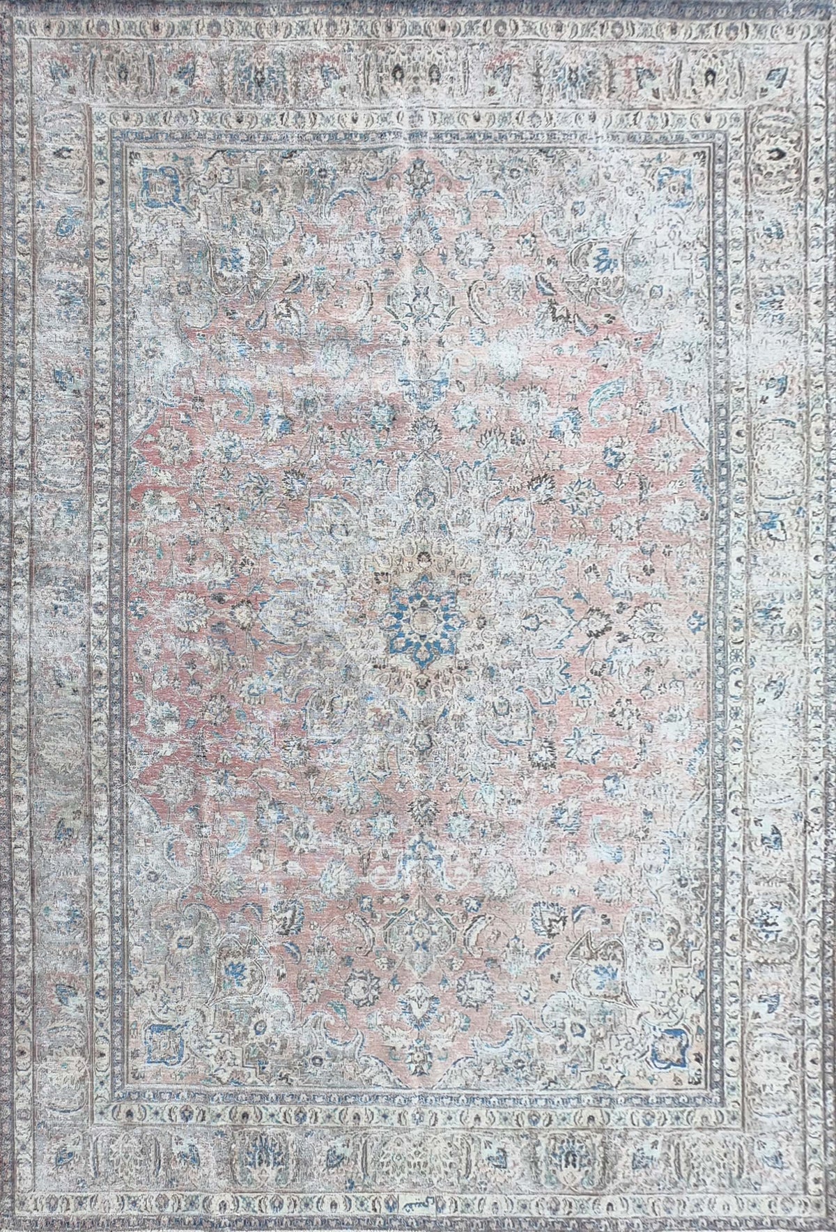 Alfombra persa vintage de lana, estilo envejecido y teñido - Consorcio Persa