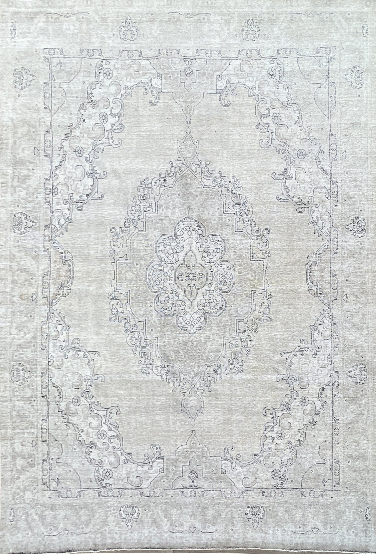 Alfombra lana, Persa Vintage 3.90 x 2.90 mts. 0043
