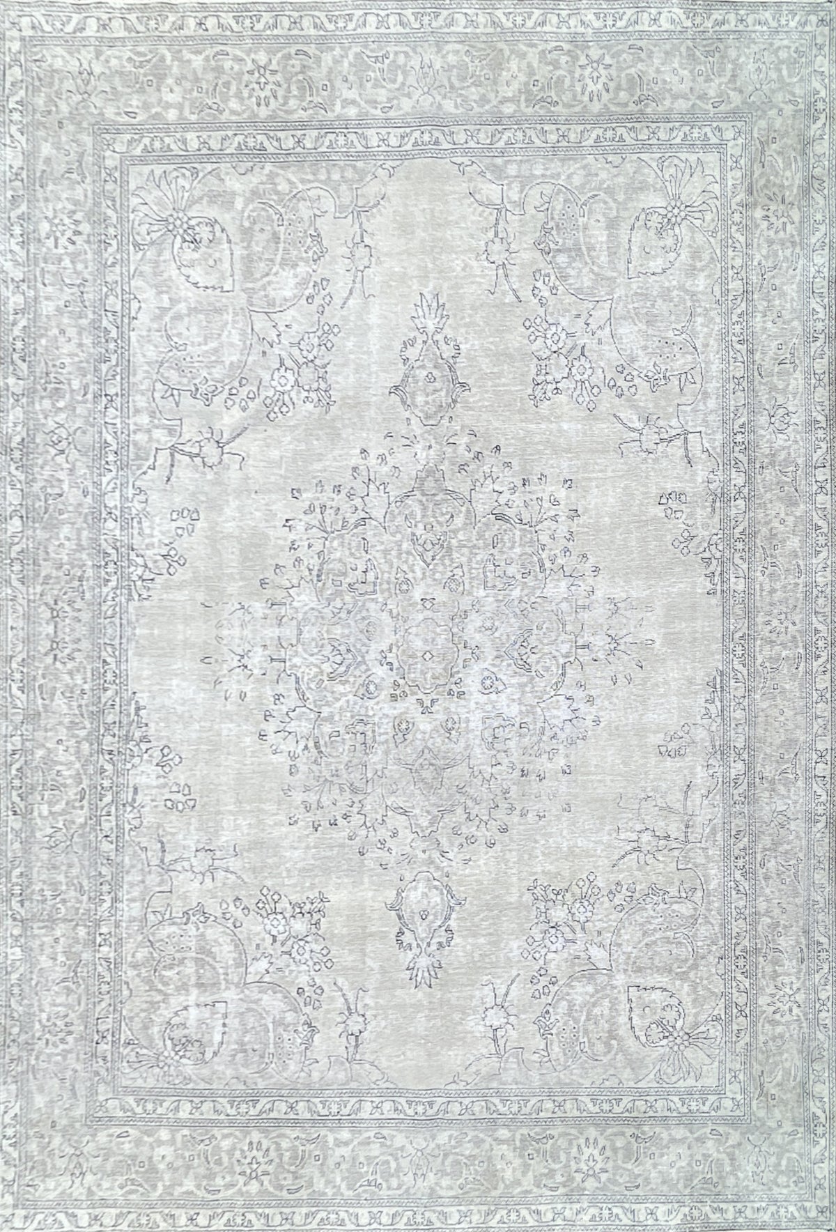 Alfombra lana, Persa Vintage 3.90 x 3.00 mts. 0033