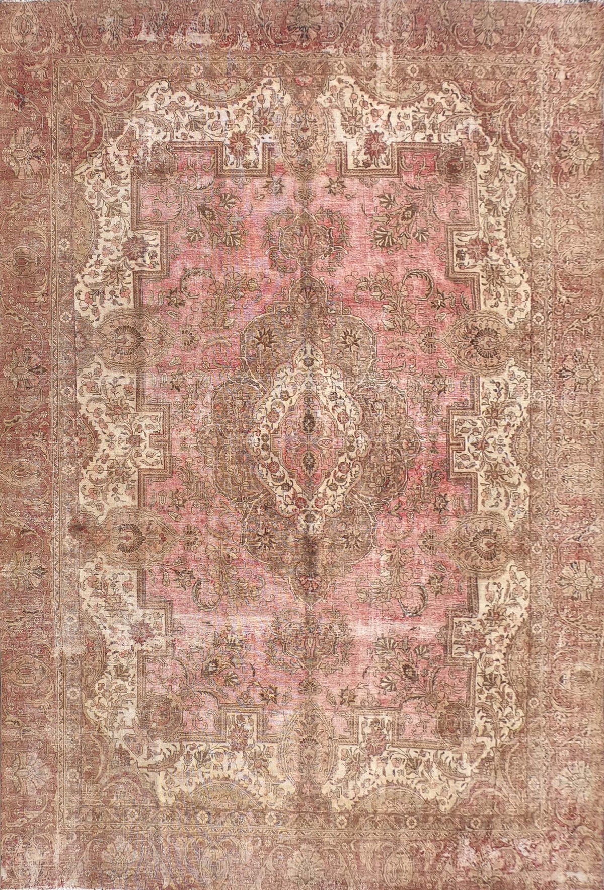 Alfombra persa vintage de lana, turca, hecha a mano - Consorcio Persa