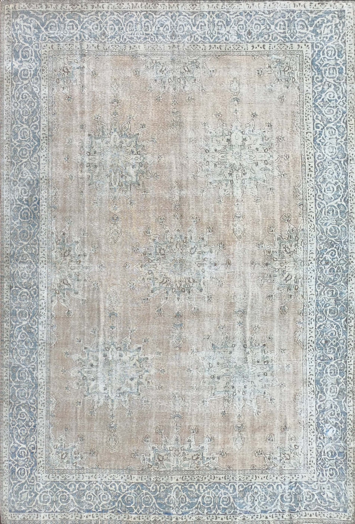 Alfombra persa vintage de lana hecha a mano, estilo envejecido - Consorcio Persa