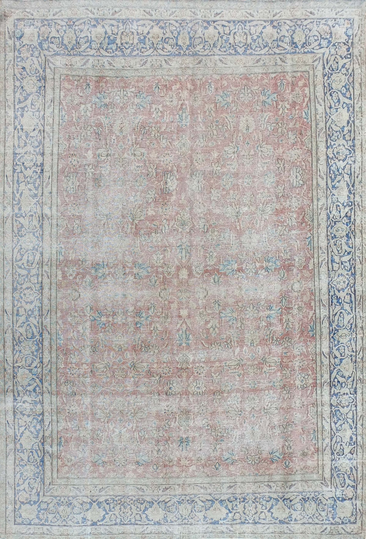 Alfombra persa vintage de lana hecha a mano, estilo envejecido - Consorcio Persa