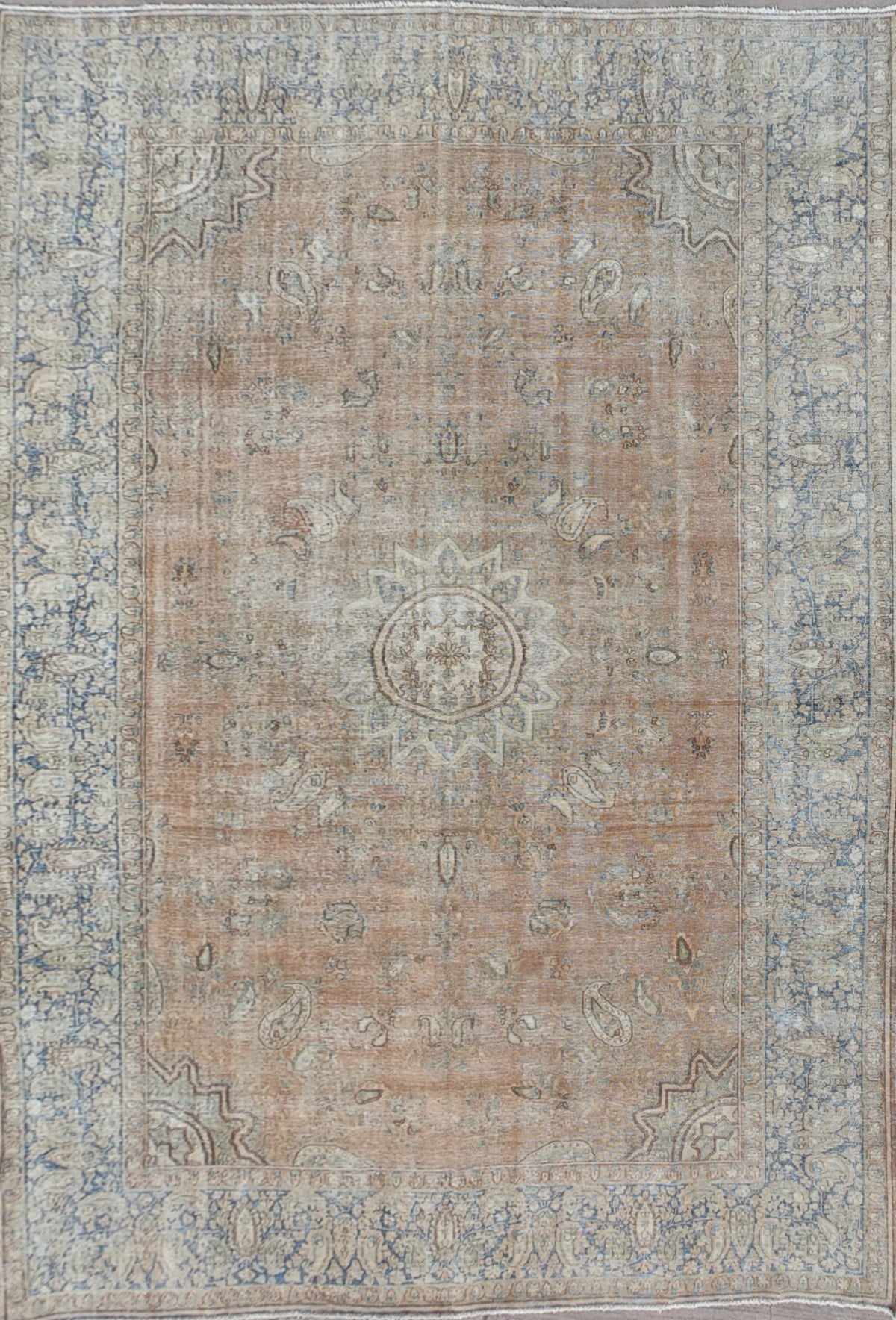 Alfombra persa vintage de lana hecha a mano, estilo envejecido - Consorcio Persa