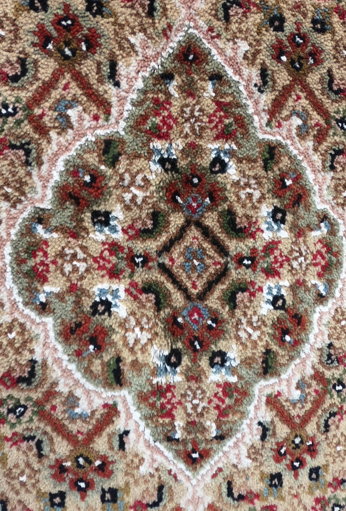 Alfombra Lana, Tabriz 2.00 x 0.60 mts. 0001